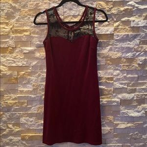 Harrison dress crimson